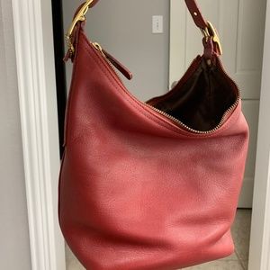 Coach Red Bucket Bag
